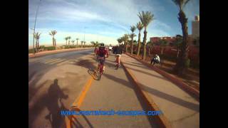 preview picture of video 'Biking tour in the city of Marrakesh Morocco'