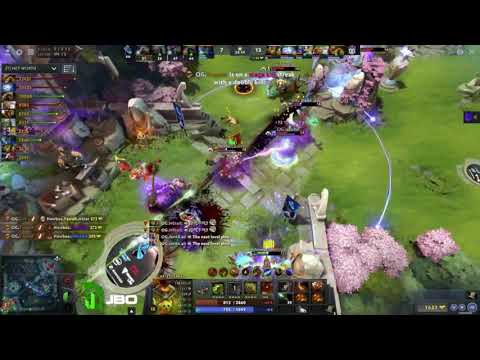 Og.Topson dives in Newbee fountain in main event Ti9 game1