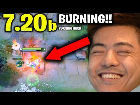 BURNING IS LITERALLY BURNING WITH FACELESS VOID SKIN