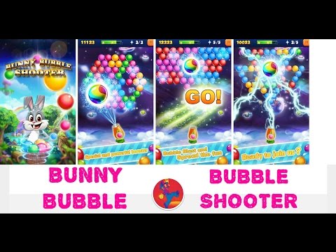 Bunny Bubble - Bubble Shooter - first play video game review!