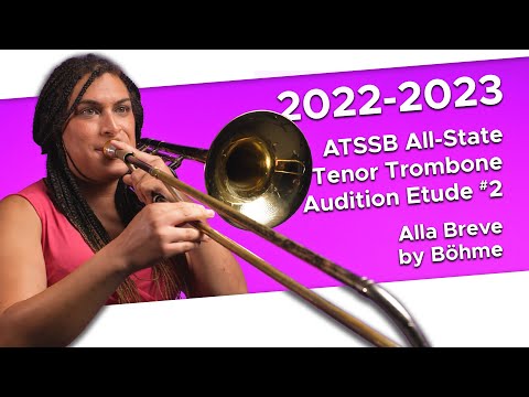 B Flat Major (Alla breve) by Duhem - 2022-2023 ATSSB All-State Band Trombone Audition Etude #2