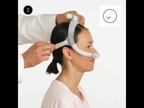 ResMed AirFit™ P30i | Tube-up Nasal Pillows CPAP mask | Selecting a frame size