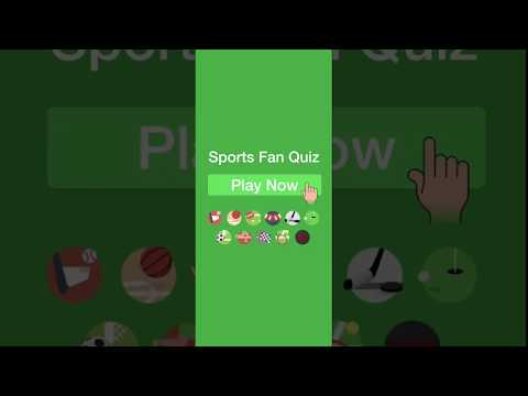 Sports Fan Quiz Video