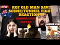KGF OLD MAN FIGHT SAVE Scene Reaction By An AUSTRALIAN Couple KGF Tunnel Scene Reaction EPIC