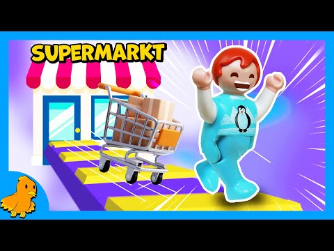 Playmobil Familie Vogel: Emma muss aus dem Supermarkt entkommen! (Roblox)