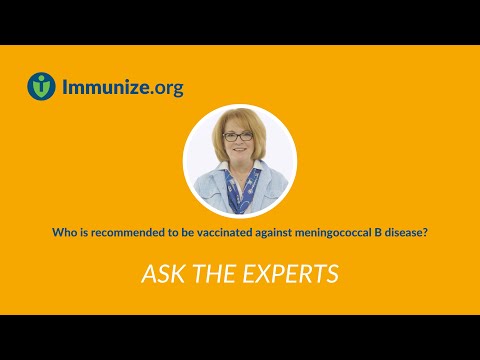 Ask the Experts: Who Should Receive MenB Vaccine?