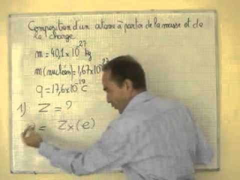 comment trouver le nombre de charge z
