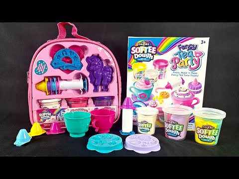 ASMR Unboxing the Most Fun Tea Party Playset – Softee Dough Magic!