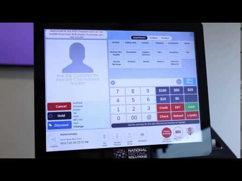 NRS POS (Point of Sale) System Display Overview