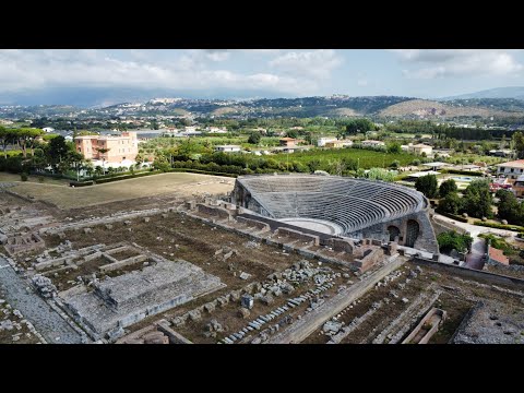Minturno, l'antica via Appia vista dal drone (con un particolare affascinante)
