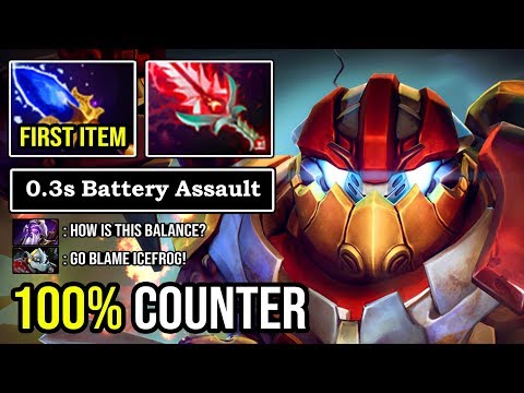 NEW MID CANCER HERO 7.23E TO COUNTER VOID SPIRIT First Item Scepter Clockwerk 0 3s Battery Assault