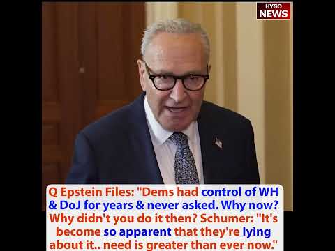 Crockett: 80% crime white supremacy; Schumer on why never asked Epstein Files; Pritzker on ICE in