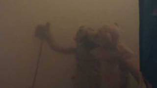 Eddie singing in.....The Shower of Horror!!!!!!!!!!!!!