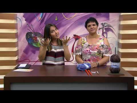 Mulher.com - 12/09/2016 - Knitted and crochet scarf - Noemi Fonseca P1