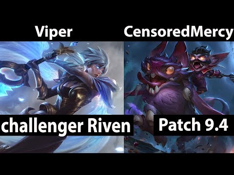 [ Viper ] Riven vs Camille [ CensoredMercy ] top - Viper Riven Stream Patch 9.4