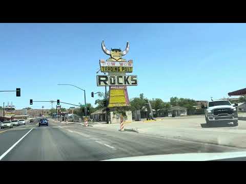 Driving through Holbrook, Arizona