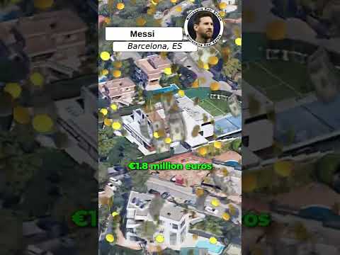 Messi's Modern Pad in Barcelona!