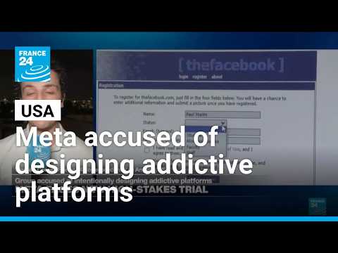 Meta group is accused of intentionally designing addictive platforms