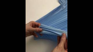 91002 Плиссе цвет Голубой 100 см (1 деталь) на YouTube