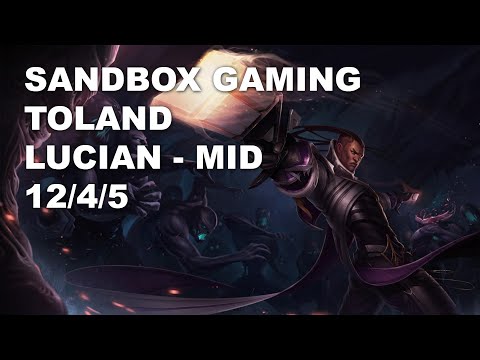 SANDBOX Gaming TolanD Mid Lucian vs Twisted Fate - KR Challenger Patch 10.9