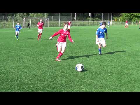 Eerste helft DOVO JO13-1 - Kampong JO13-1