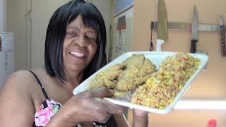 How To Cut Kernels Off The Cob Of Corn And Fry, Also Fried Porgy Fish