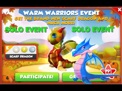Solo Warm Warriors Event-Dragon Mania legends | Solo Event | DML