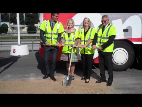 Utbyggnad av E22: Första spadtaget