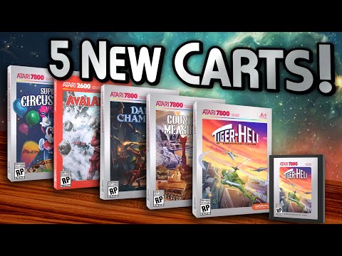 Atari Announces FIVE New Physical Carts Ahead of Midwest Gaming Classic