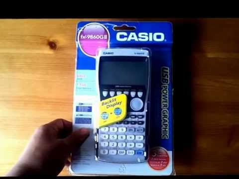 Casio fx 9860 GII Calculator - Unboxing