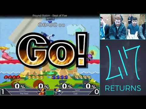 417 Returns Melee Doubles - Snozzz|The Fleet (Peach,Samus) vs. Sped|Gaz! (Falco,Marth) RR