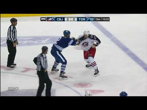 Dalton Prout vs Mark Fraser Nov,25 2013