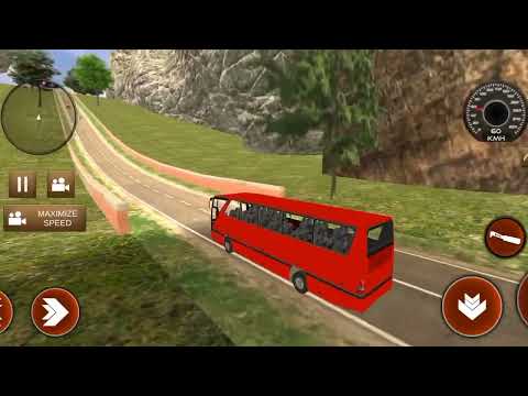 Real Uphill Offroad Bus Driving Simulation 2019 - Android Gameplay