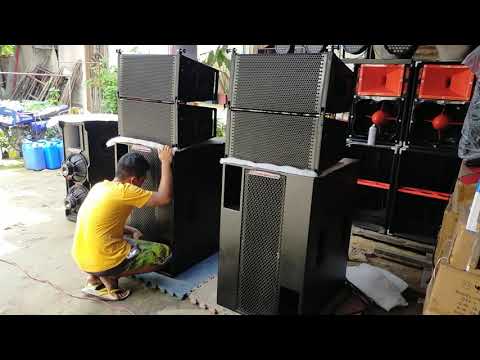 SOUND CHECH| EV MTL-2 dual 18 sub & MTS10LA (powered by CVR Amplifiers)