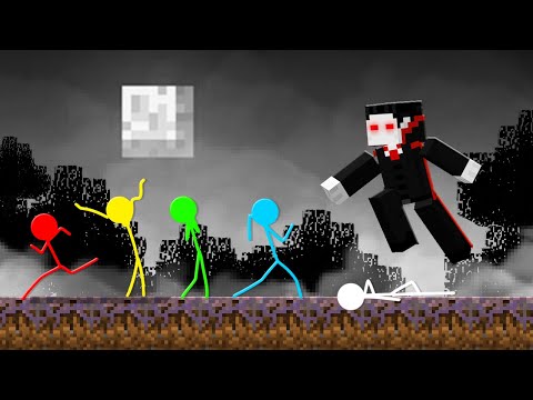 Stickman VS Minecraft: Evil Vampire Mutant - AVM Shorts Animation