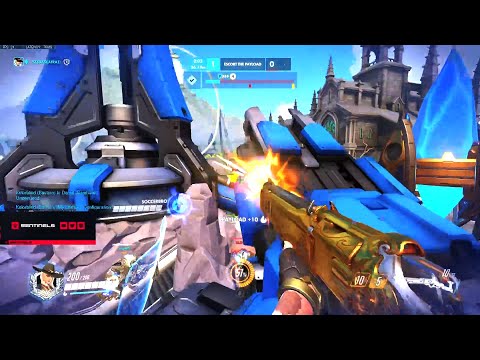Surefour Top 500 Ashe gameplay - Overwatch Season 27