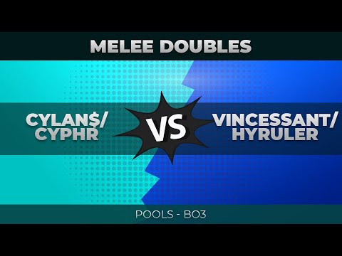 Vincessant/Hyruler vs Cilan$/Cyphr - Melee Doubles Pools - Low Tide City 2021