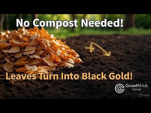 Ancient Leaf Trick Builds HUMUS 10X Faster Than Compost!”