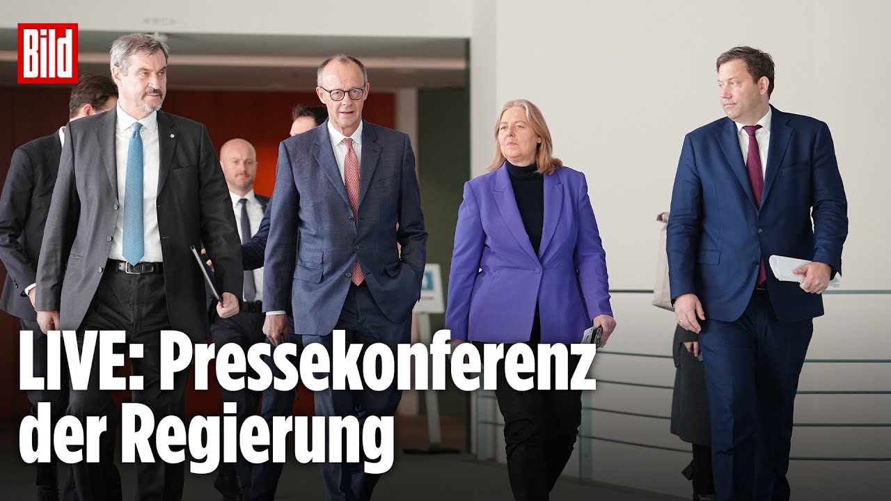🔴 Merz, Söder und Klingbeil – Statement der Koalitionsspitze in Berlin | BILD LIVE