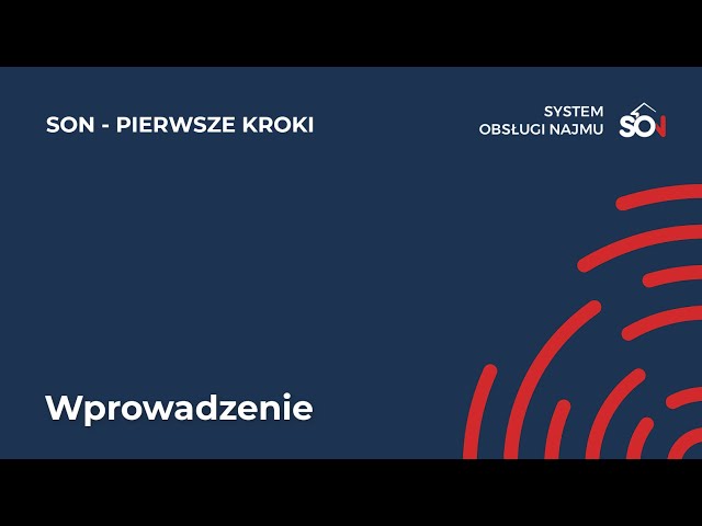 System Obsługi Najmu Video Poradnik - Pierwsze kroki