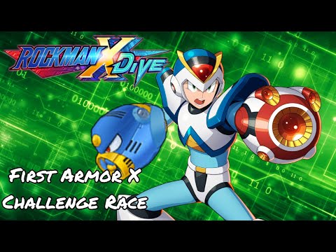 Rockman X DiVE - Race Mode - Challenge Mode (0:49.xxx) [Lv95, First Armor X]