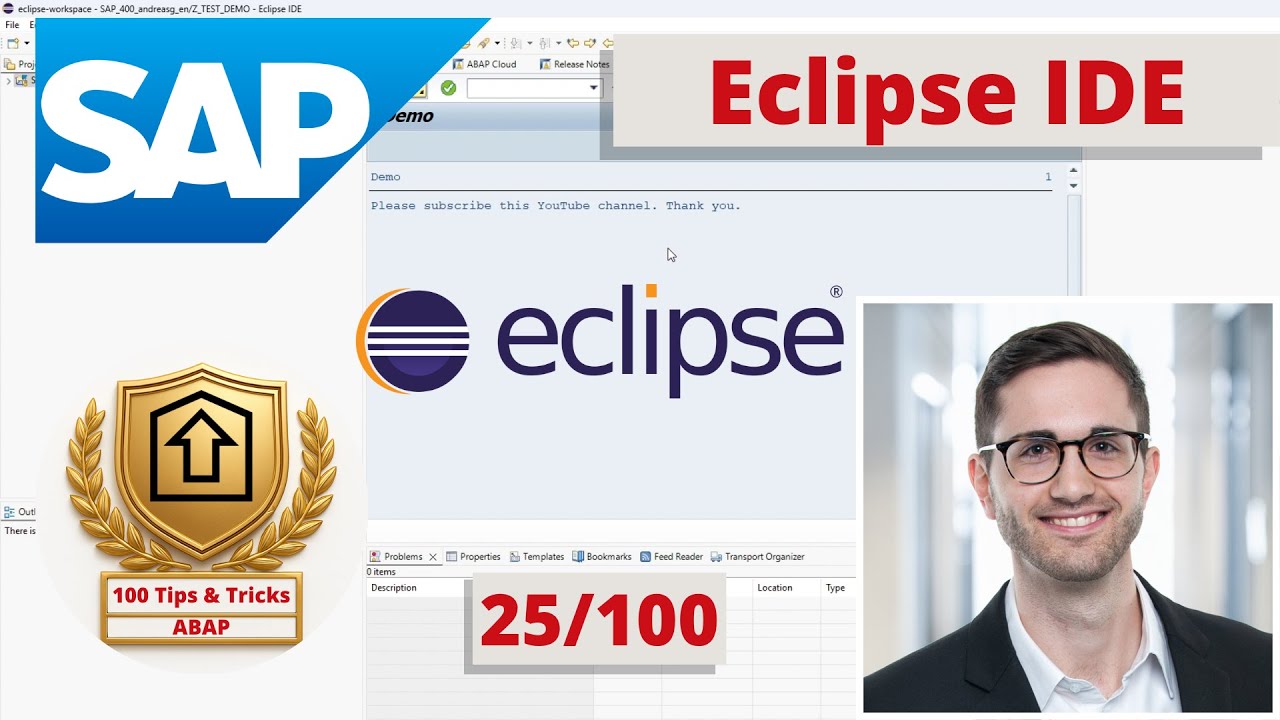 Install & Use Eclipse as ABAP IDE (ABAP Development Tools) | ABAP Tip #25