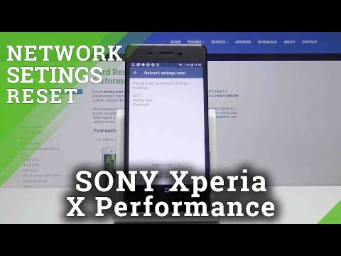 How to Reset Network Settings in SONY Xperia X Performance – Restore Network Defaults
