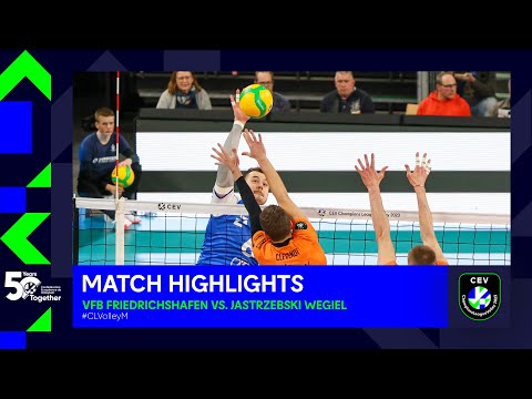 Highlights | VfB FRIEDRICHSHAFEN vs. JASTRZEBSKI Wegiel | CEV Champions League Volley 2023