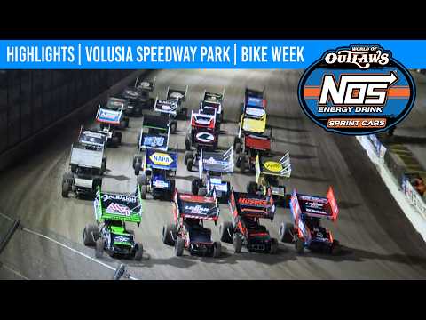 World of Outlaws NOS Energy Drink Sprint Cars | Volusia Speedway Park | March 1, 2026 | HIGHLIGHTS