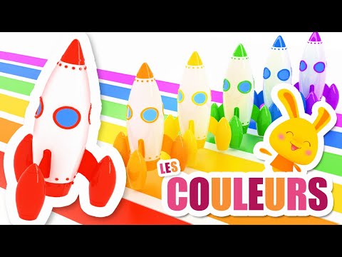 Couleurs fusée - Les véhicules - Comptines et chansons Titounis