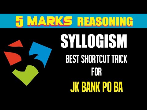 FREE CLASS JKBANK PO/BA | TOPIC SYLLOGISM PART 3 | shortcuts | JOIN LIVE CLASSES 9419145317