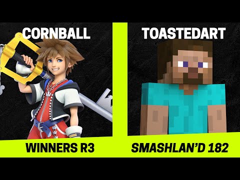 SmashLAN'd 182 Winners R3 - Cornball vs ToastedArt - SSBU Smash Ultimate Tournament