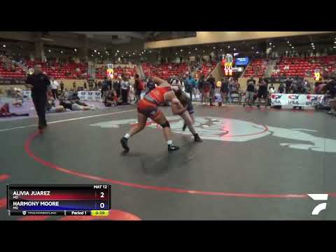 180 Lbs Semifinal - Alivia Juarez, MO Vs Harmony Moore, MO E42b