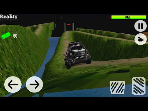 Offroad Jeep Driving Mountain | Black Jeep Driving Simulator Gameplay - HD
